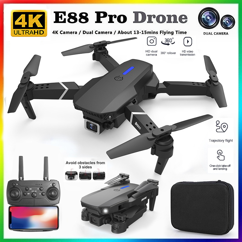 Drone Kit Professional - 2026 NEU E88 Professionelle HD 4K
